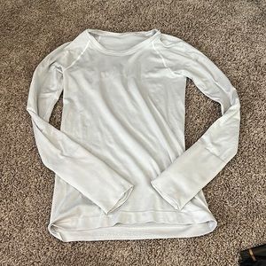 White lulu lemon long sleeve